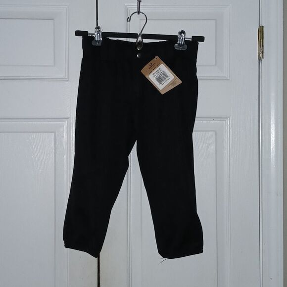 DeMarini Apparel Girls black softball pants Sz M NWT - Picture 1 of 6